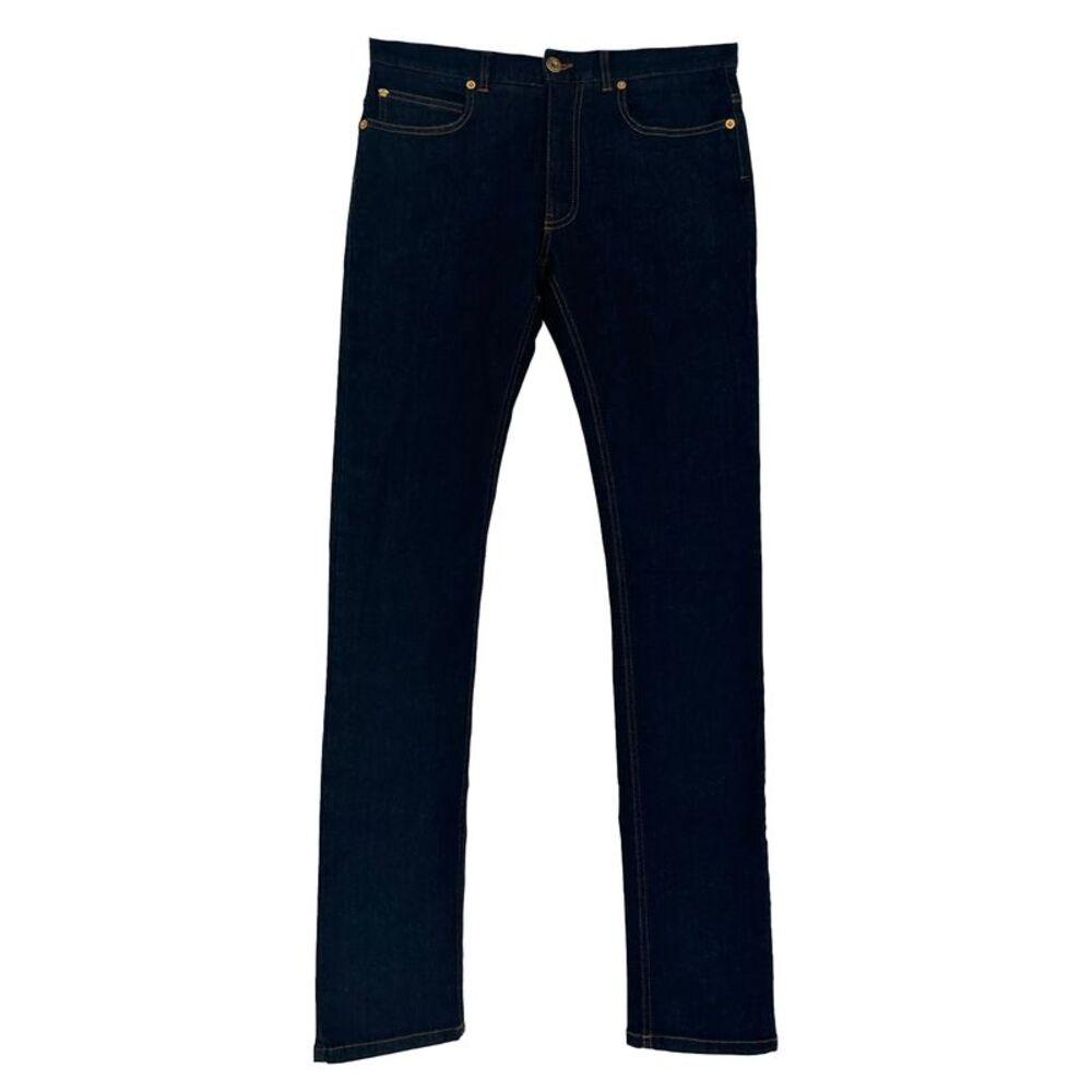 Versace Taylor-Fit Jeans in Black Cotton